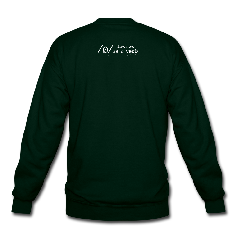 Black /HISTØRY/ sweatshirt (forest green) - forest green